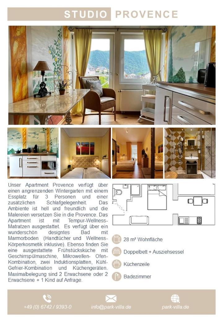 Park Villa Zentral Am Mittelrhein - Zimmer & Apartments Boppard Ngoại thất bức ảnh