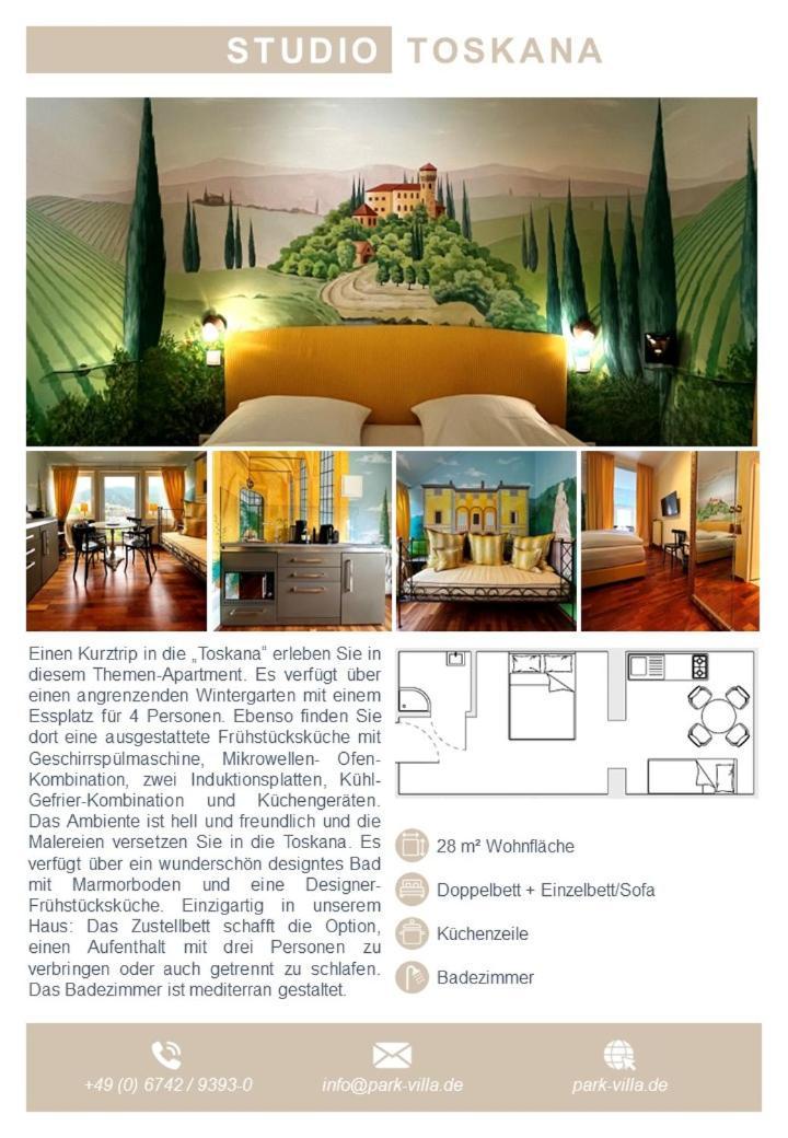 Park Villa Zentral Am Mittelrhein - Zimmer & Apartments Boppard Ngoại thất bức ảnh